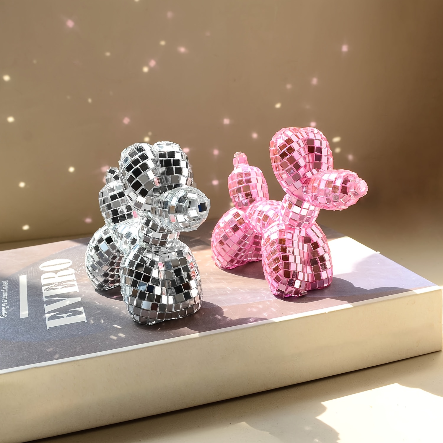 Confetti Balloon Set - ลูกโป่งดิสโก้รูปสุนัขน่ารัก 1 ชิ้น ของตกแต่งห้อง ของตกแต่งโต๊ะปาร์ตี้ ของขวัญวันเกิด