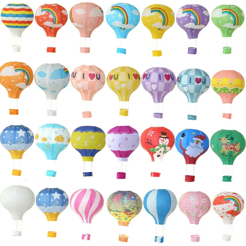 Confetti Balloon Set - 30ซม.Santa Claus Elk Snowflake โคมไฟ Hot