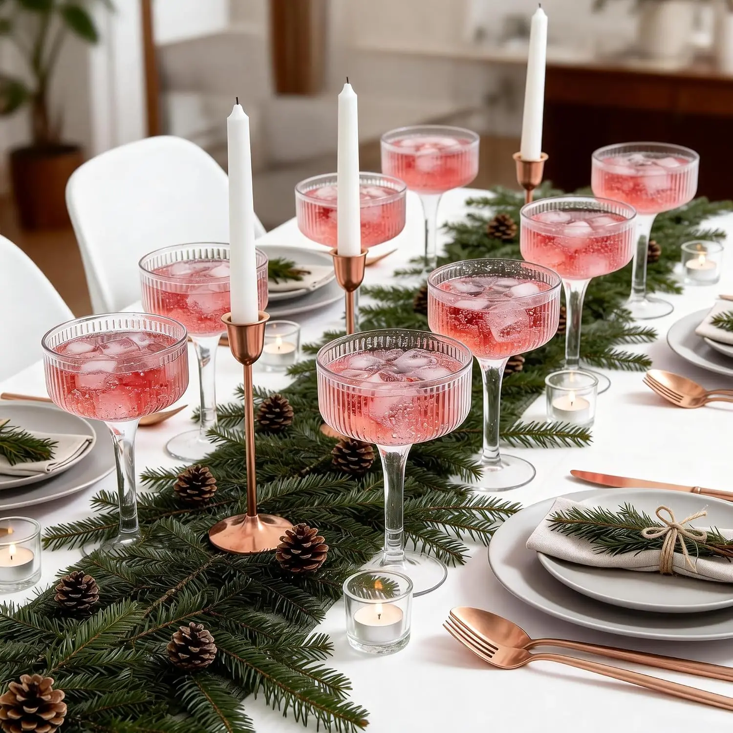 Champagne Tower Set - แก้วแชมเปญอะคริลิกใส 4 ชั้น ขนาด 7 ออนซ์