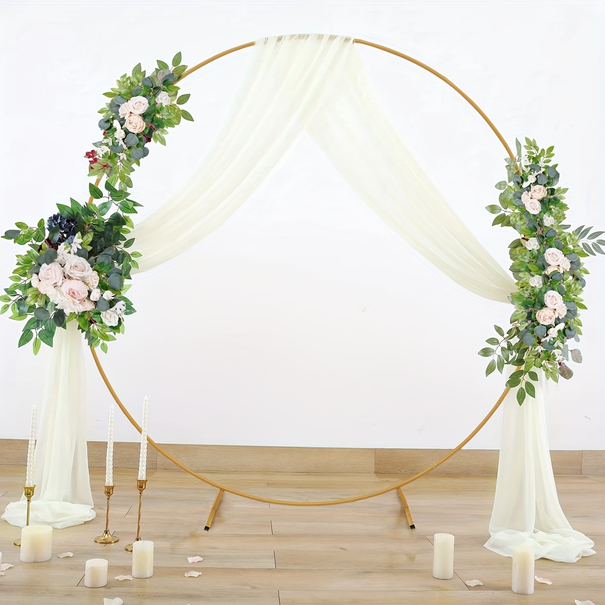 5.9-6.6-7FT โลหะวงกลมบอลลูนขาต - Wedding Balloon Arch บทวิจารณ์และราคา