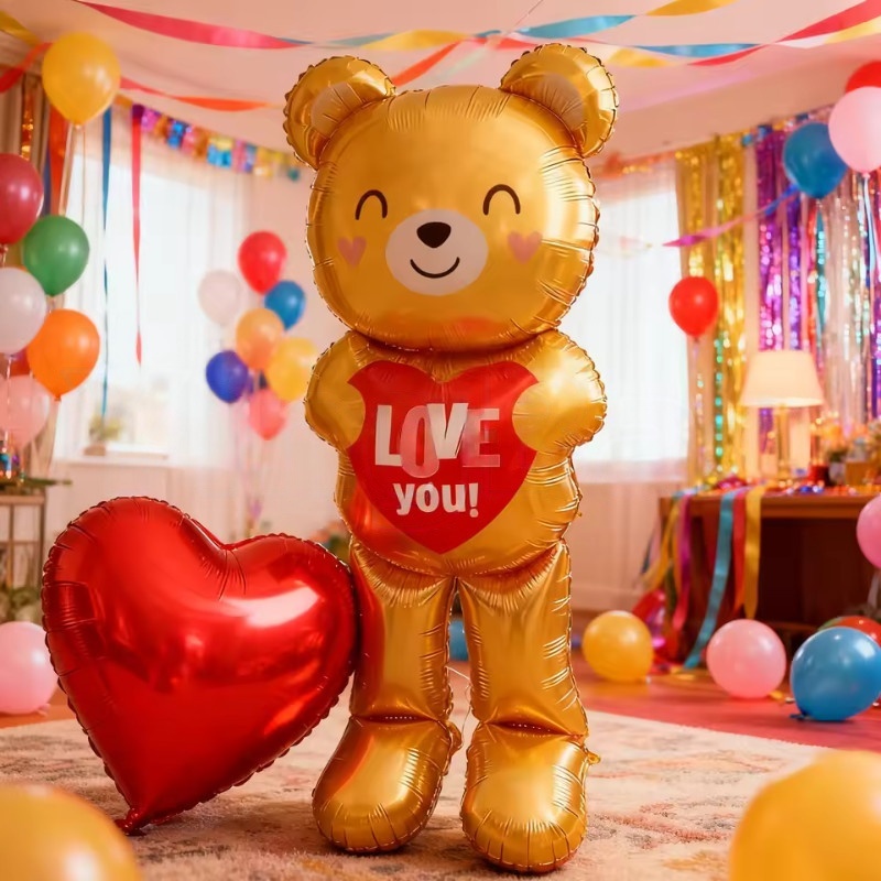 ลูกโป่งรูปหัวใจขนาดใหญ่ 60 นิ้ - Confetti Balloon Set บทวิจารณ์และราคา