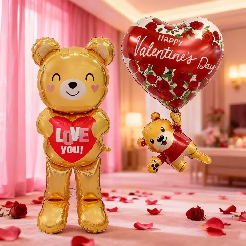 ลูกโป่งรูปหัวใจขนาดใหญ่ 60 นิ้ - Confetti Balloon Set บทวิจารณ์และราคา