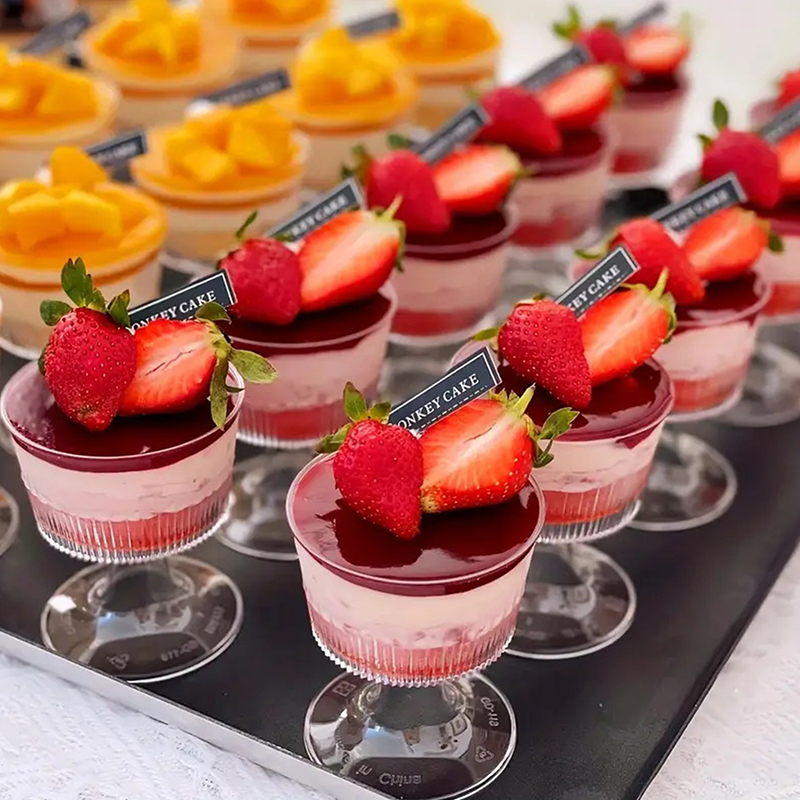 F】10 ชิ้น ถ้วยขนมพลาสติกแบบใช้ - Champagne Tower Set บทวิจารณ์และราคา