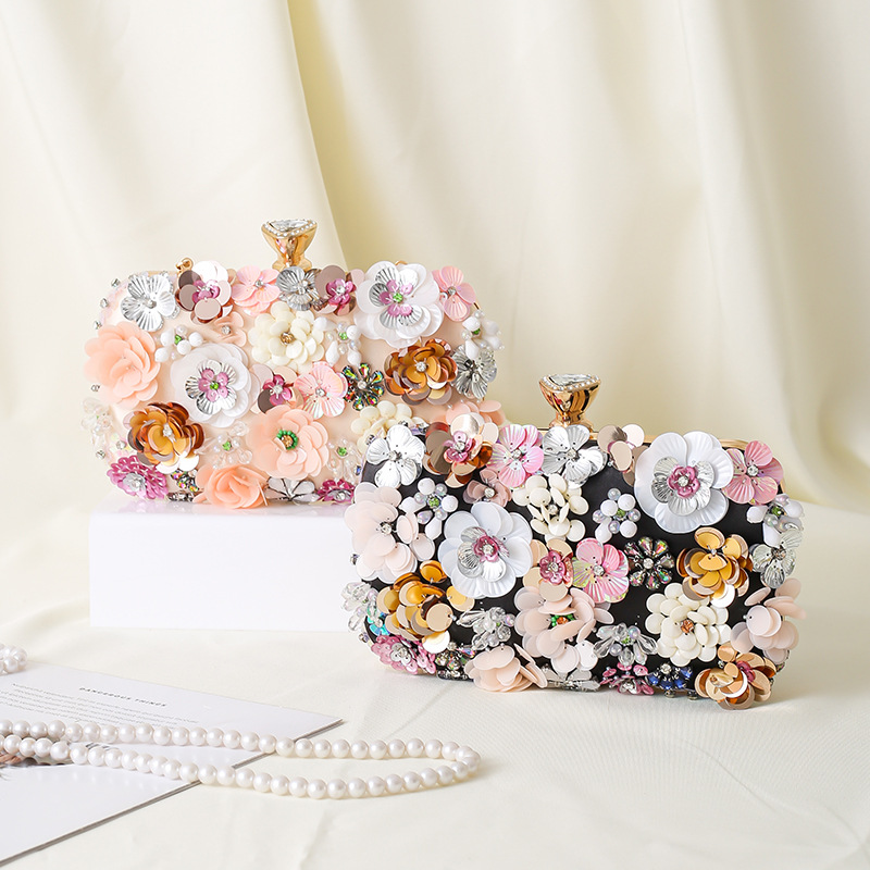 ดอกไม้ชุดราตรีกระเป๋าถือลูกปัด - Wedding Vendor บทวิจารณ์และราคา