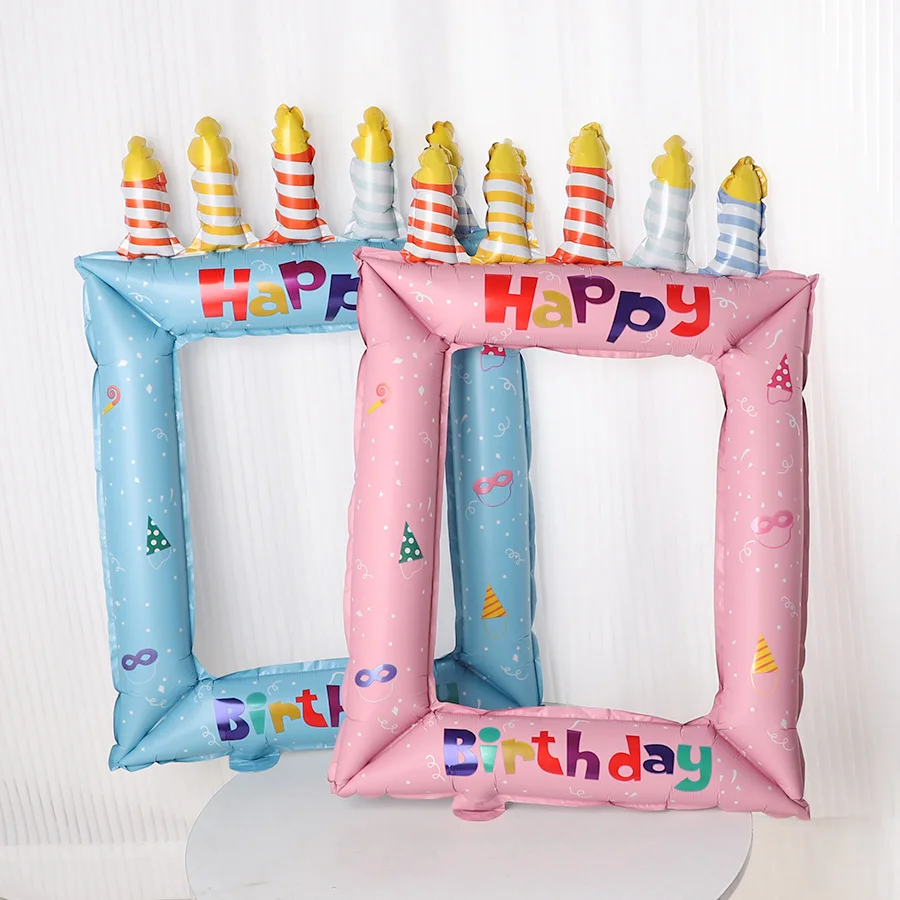 1/2 ชิ้น ลูกโป่งฟอยล์กรอบรูปสี - Confetti Balloon Set บทวิจารณ์และราคา