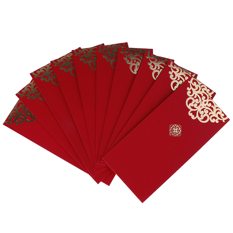 10 ชิ้น Happy Lucky ใหม่ปีงานแ - Wedding Envelopes บทวิจารณ์และราคา